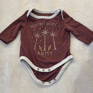 Dumbledore's Army Maroon Baby‎ Onesie